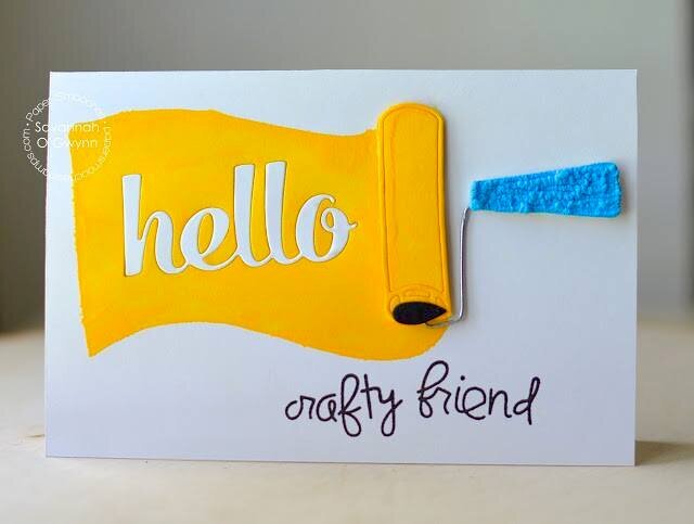 Crafty Friend Hello Note Card