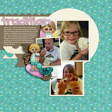 Traditional 4th of July Ice Cream