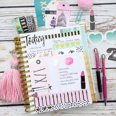 Urban Chic Daily Planner Page Layout