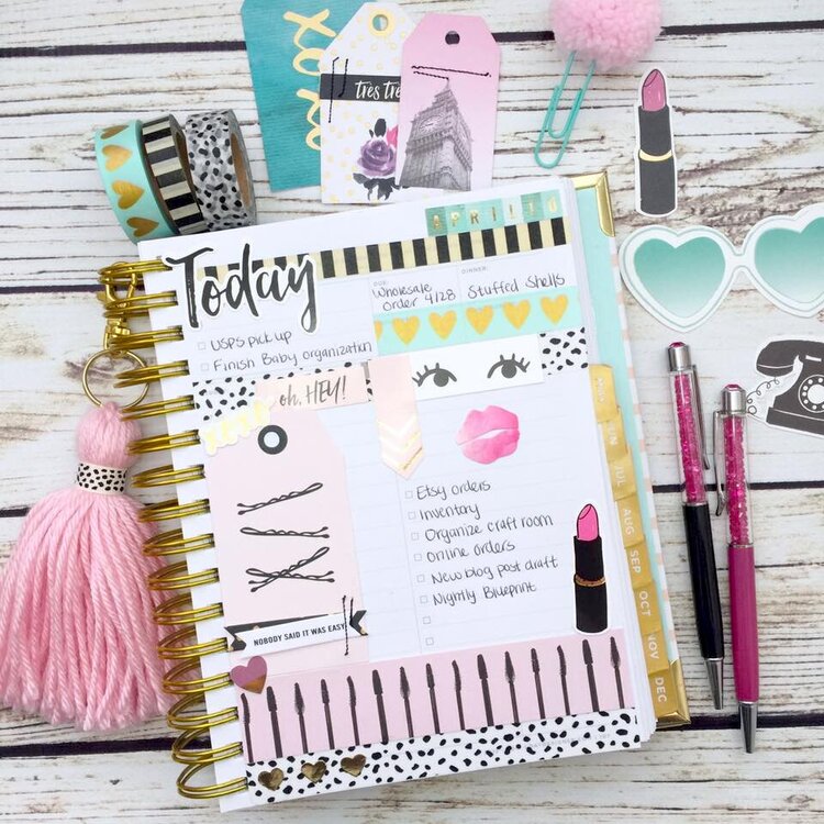 Urban Chic Daily Planner Page Layout