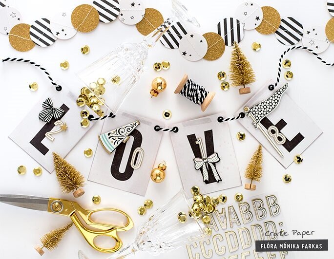 New Year&#039;s Eve decoration - Crate Paper DT