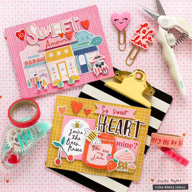 Valentine&#039;s Day Cards - Crate Paper DT
