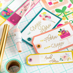 Foil Quill Tags - We R Memory Keepers DT