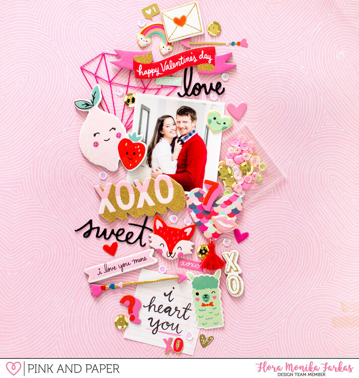 XOXO - Pink and Paper DT