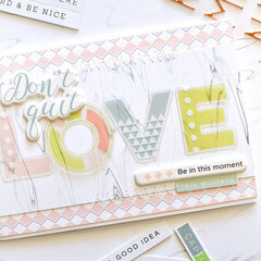 Don't quit card - Pinkfresh Studio DT