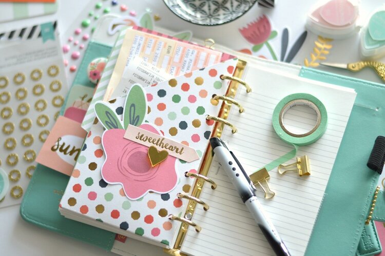 DIY pocket for planner+tutorial