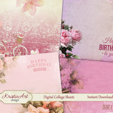 Birthday Flowers cards