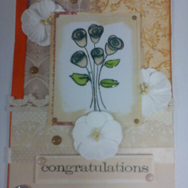 Flowers card