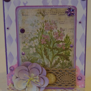 Lilac card