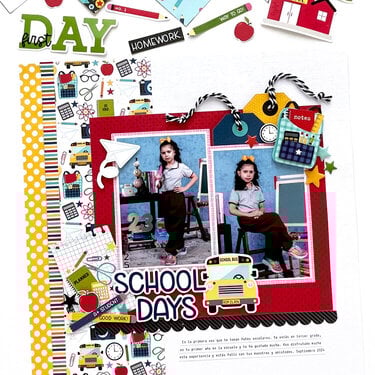 School Days Layout
