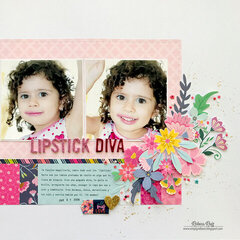 Beautiful Lipstick Diva Layout