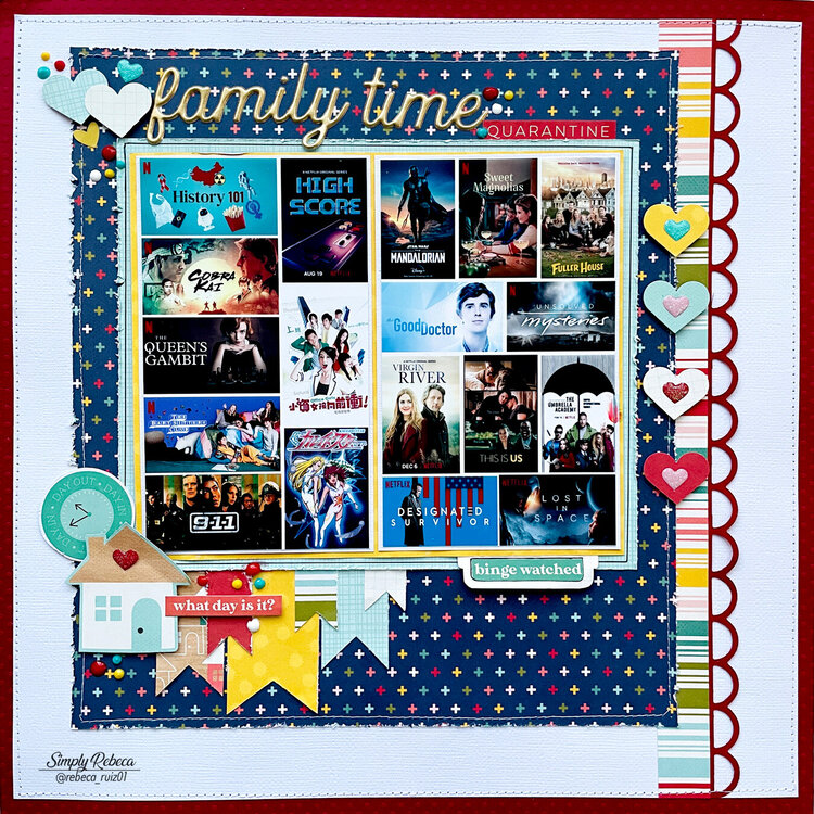 Family Time Layout with Hidden Journaling
