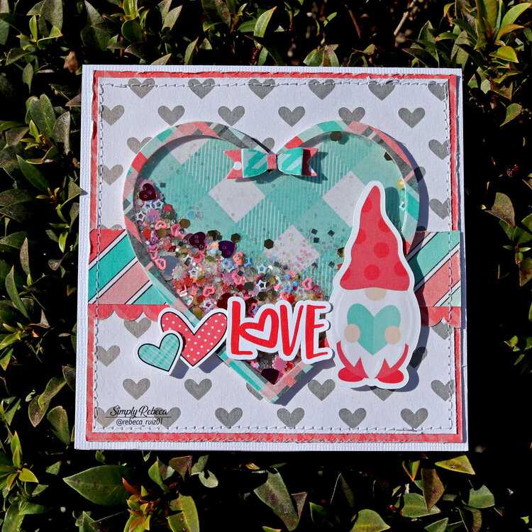 Love Gnome Valentine&#039;s Card