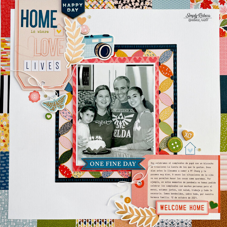 Home is Where Love Lives Layout