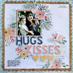 Hugs & Kisses Layout