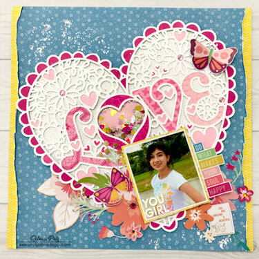 Love You Girl Layout