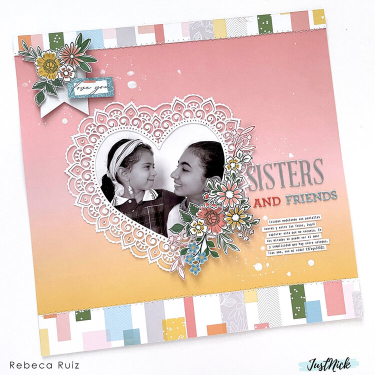 Sisters and Friends Layout