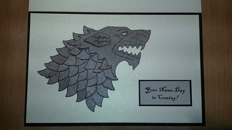 Game of Thrones bday card