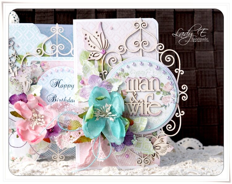 Card with decorative border