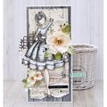 Prima Doll Monochrome Card