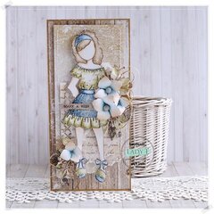 Card with Prima Doll