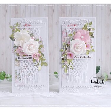 Wedding Cards with Macrame