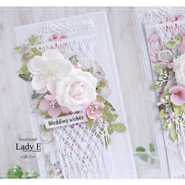 Wedding Card with macrame