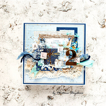 Baby boy birthday card