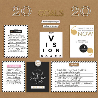 MOC 08 - #DAY11 VISION BOARD (2020 GOALS)