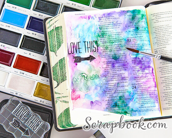Inspired Faith: Lesson 4 - Page Prep and Watercolors