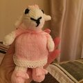 knitted easter bunny