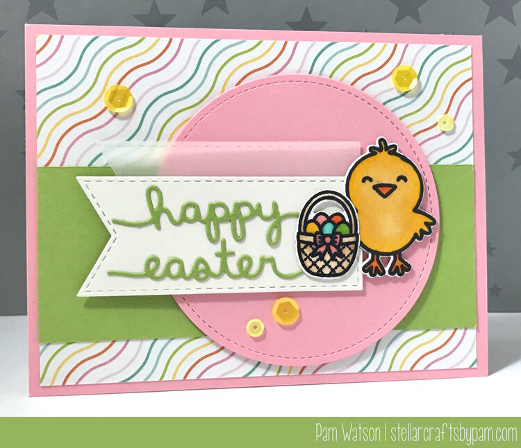 Chick Easter Card featuring A Good Egg from Sunny Studio