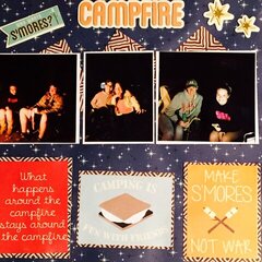 Campfire s'mores- simple stories under the stars