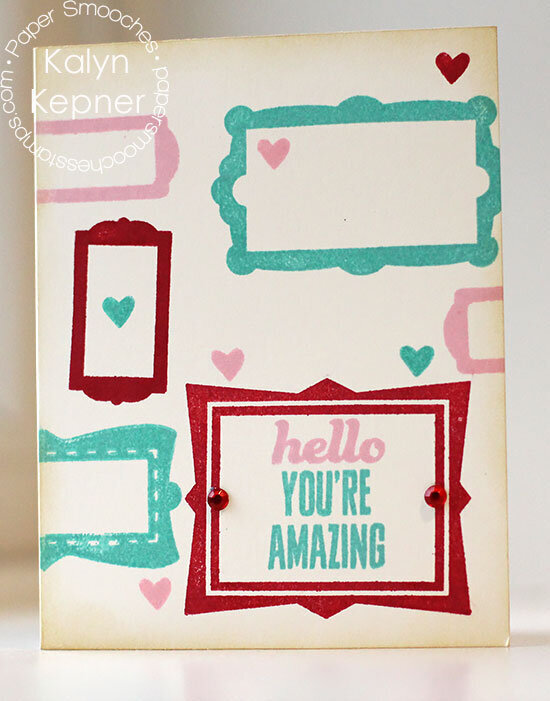 Hello You&#039;re Amazing Card