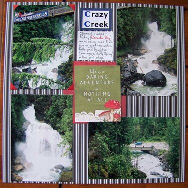 Crazy Creek Waterfalls