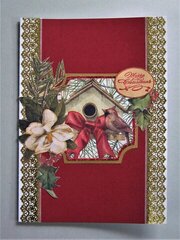 Christmas card (Red and Gold)