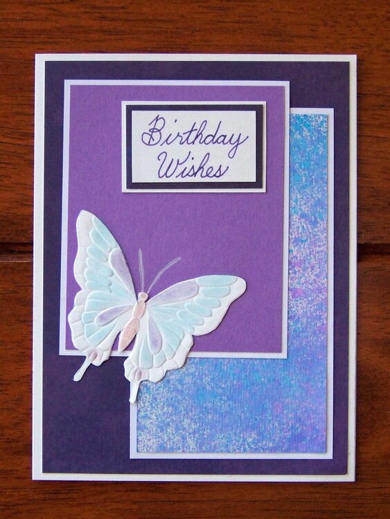 Birthday Wishes card