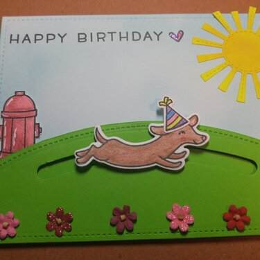 Birthday Slider card