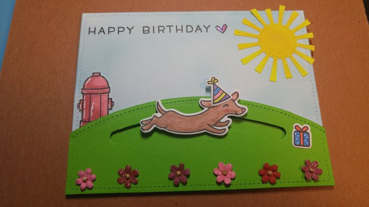 Birthday Slider card