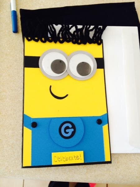 Birthday Minion Card