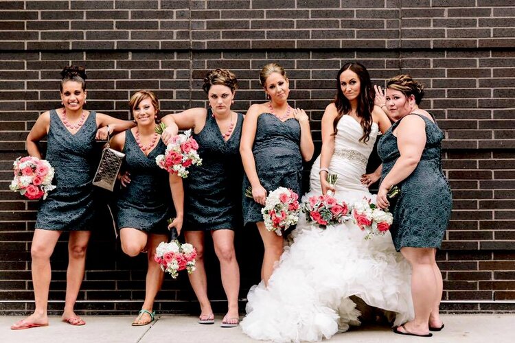 Bridesmaids (photo with layout)