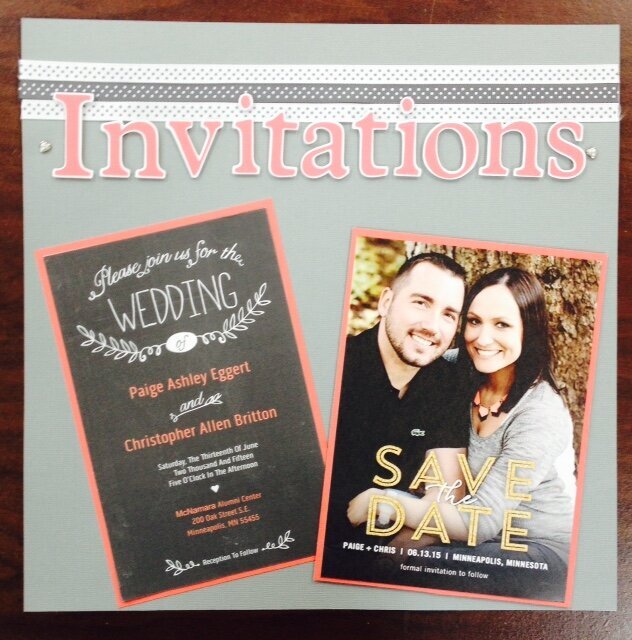 Wedding Save the Date and Invitations