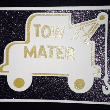 Tow Mater Birthday Card