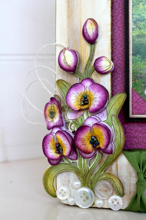 Botanic Orchid Altered Frame