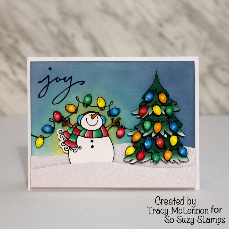 Christmas Lights- Joy Card