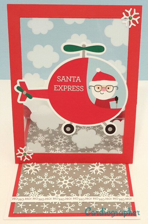 Santa Express - Easel card