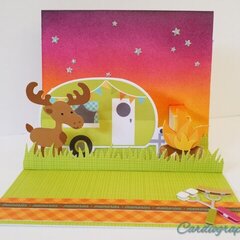 Camping pop-up card (inside)