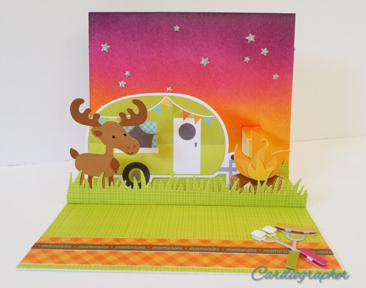 Camping pop-up card (inside)