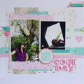 Cool Day Scrapbook Layout