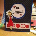 "Be Joyful" anything card